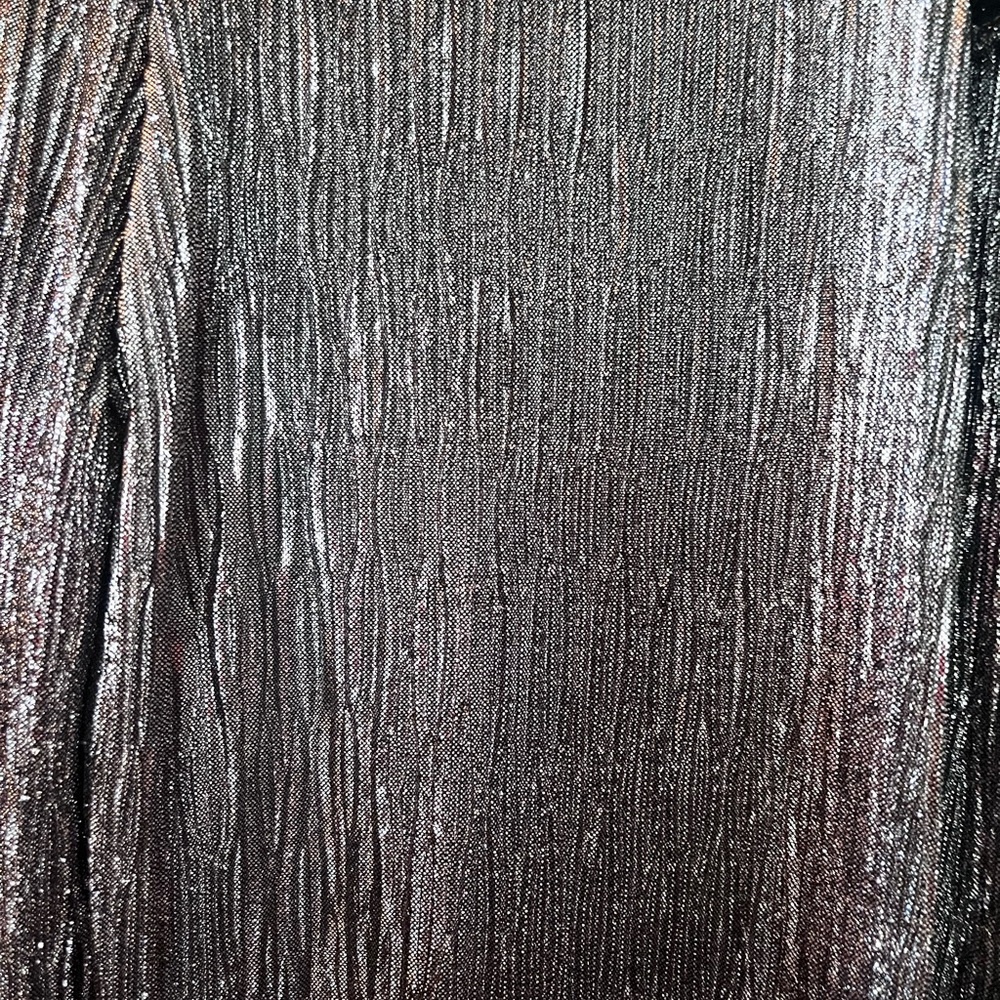 Zara Metallic Silver Wrap Pants - Picture 13 of 16